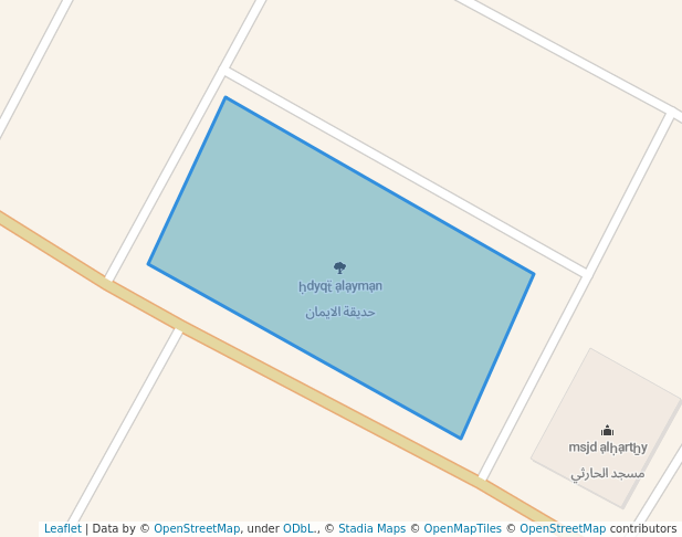 walking in حديقة الايمان map in Makkah