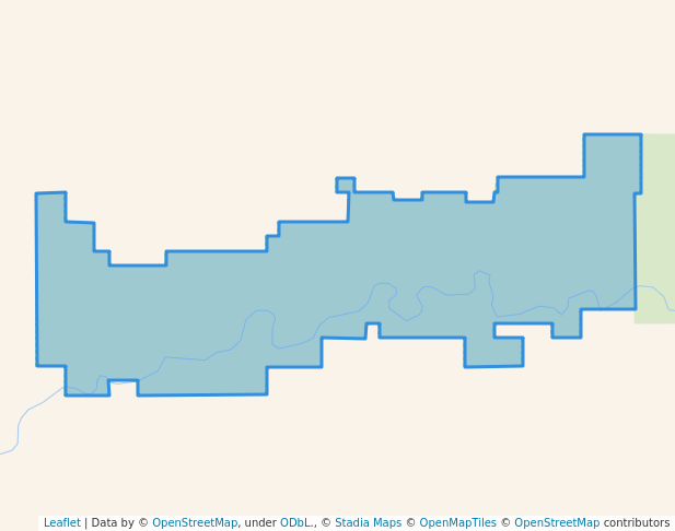 walking in Beaver River Wildlife Management Area map in Turpin