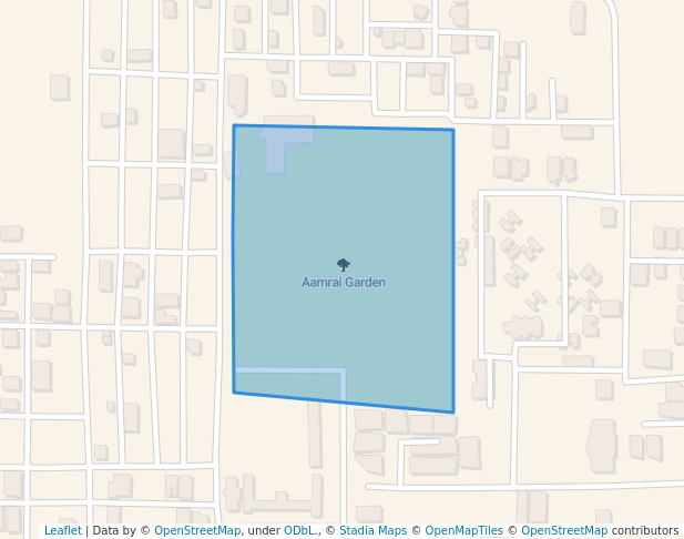 walking in Aamrai Garden map in Sangli