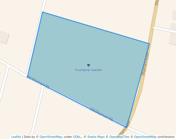 walking in Vrundavan Garden map in Sangli