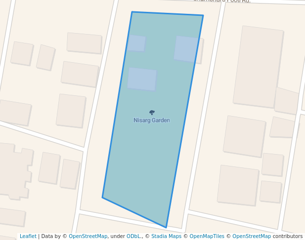 walking in Nisarg Garden map in Sangli