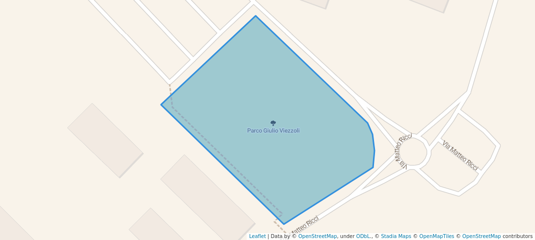 walking in Parco Giulio Viezzoli map in Ancona