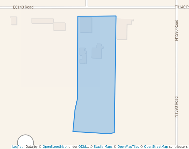 walking in Beaver City Shop and Road Maintenance map in Beaver