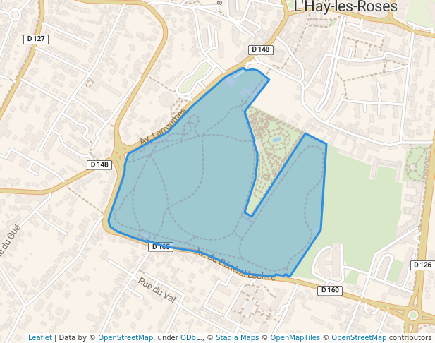 Parc départemental de la Roseraie