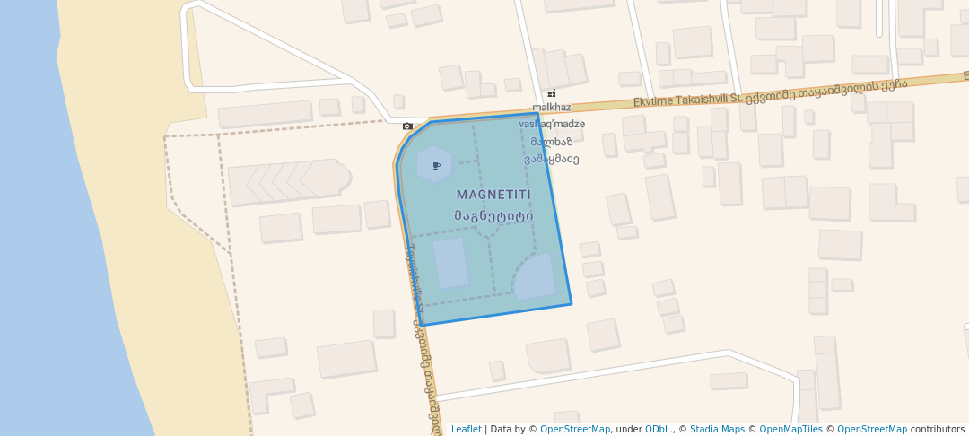 walking in Ureki Park map in Ureki