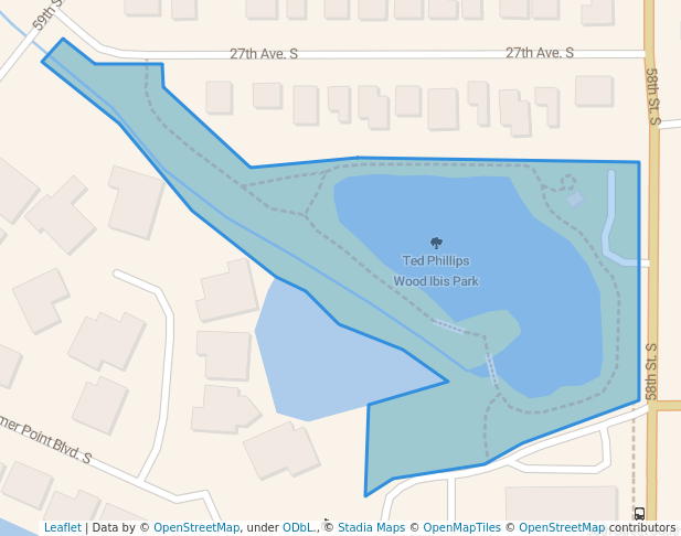 Ted Phillips Wood Ibis Park