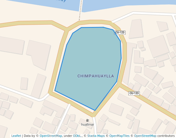 walking in Plaza de Chimpahuaylla map in Cusco