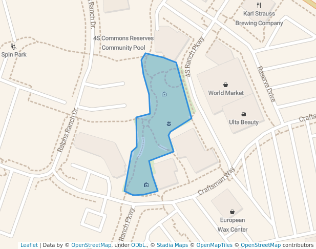 4S Commons Water Features