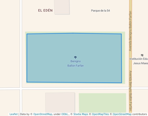 walking in Parque de Ballón map in Cerro Colorado