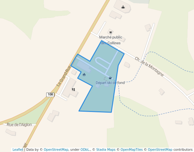 walking in Parc Jonathan-Martel map in Sainte-Catherine-de-Hatley