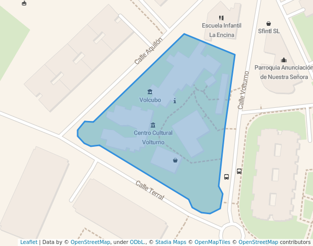 walking in Centro Cultural Volturno map in Pozuelo de Alarcón