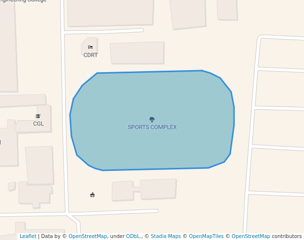 walking in SPORTS COMPLEX map in Ludhiana