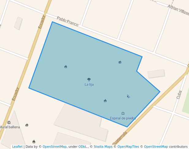 walking in La lija map in Puerto Vallarta