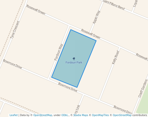 Fordoun Park in Wanneroo | Map and Routes