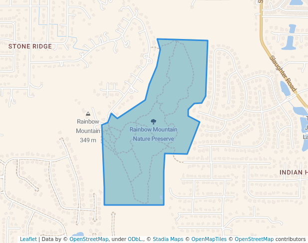 Rainbow Mountain Nature Preserve