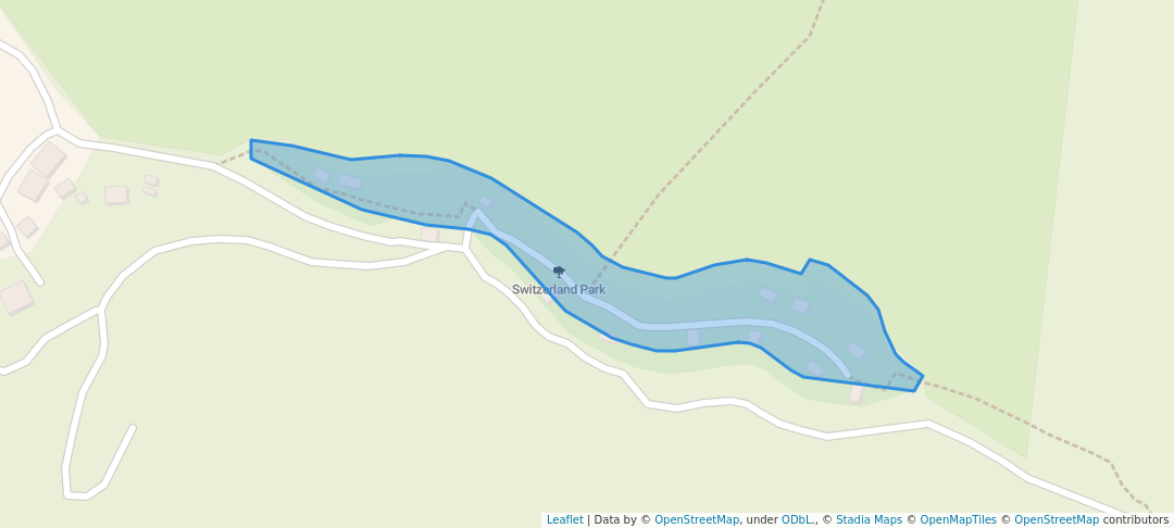 walking in Switzerland Park map in Chandragiri