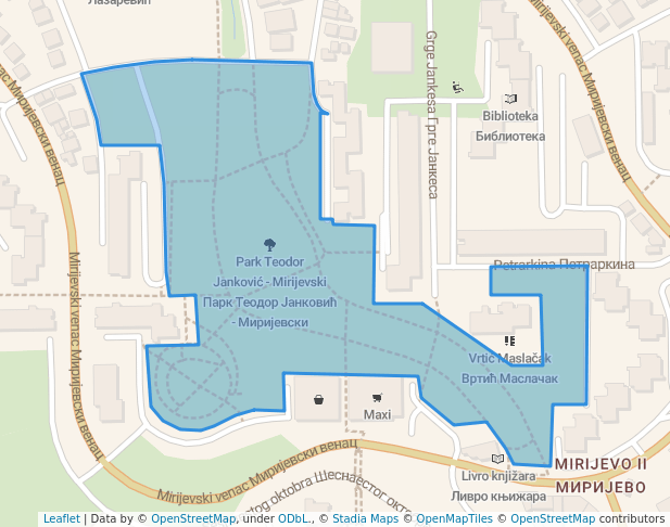 Парк Теодор Јанковић - Миријевски