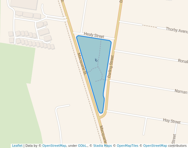 walking in Wahroonga Park map in Dubbo