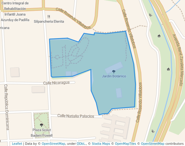 walking in Jardín Botánico map in La Paz