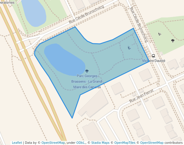 Parc Georges Brassens - La Grand-Mare des Canards