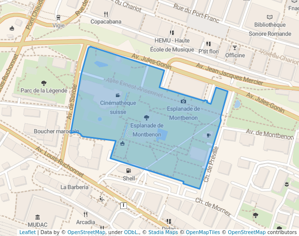 Esplanade de Montbenon