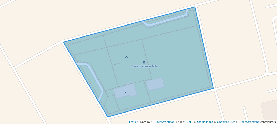 walking in Plaza Juana de Ávila map in Maracaibo