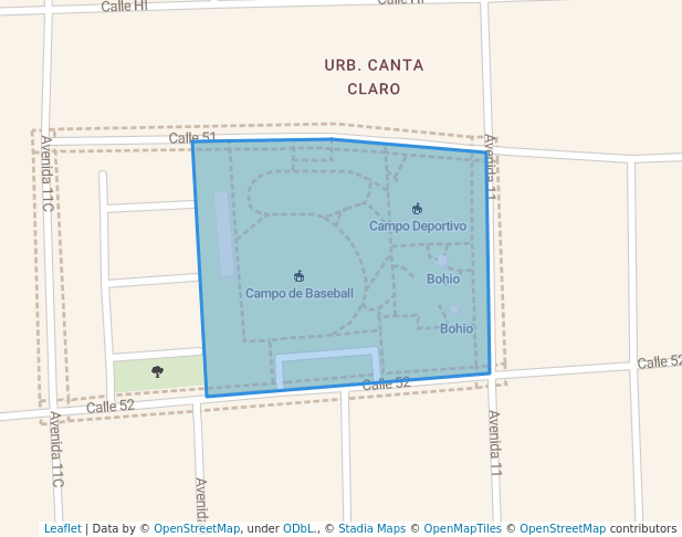 walking in Plaza Cantaclaro map in Maracaibo