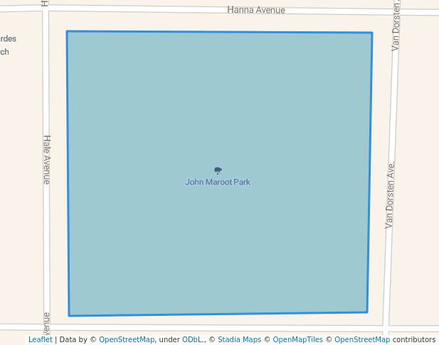 walking in John Maroot Park map in Corcoran