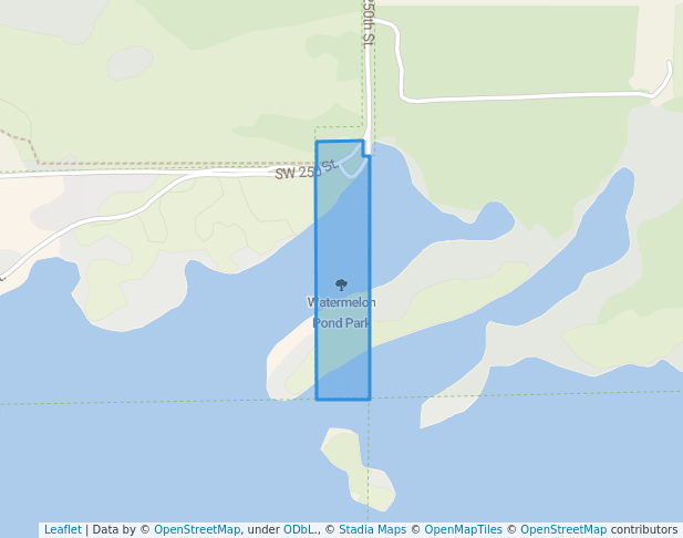 walking in Watermelon Pond Park map in Newberry