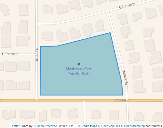 Meadowvale Water Retention Basin
