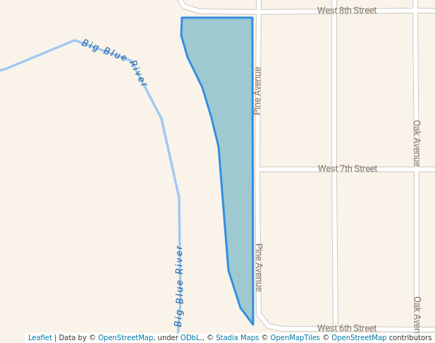 walking in Gus Stoll Park map in Crete