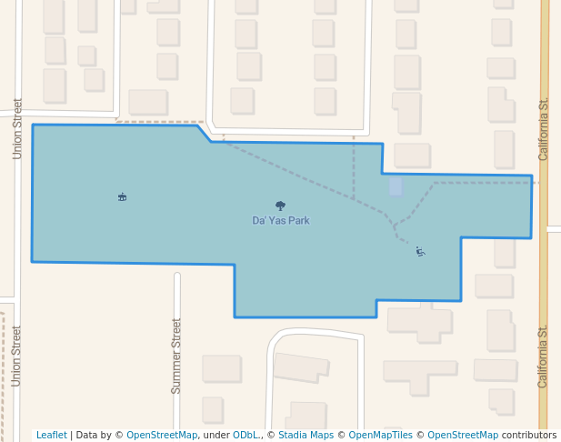 walking in 20-30 Park map in Eureka