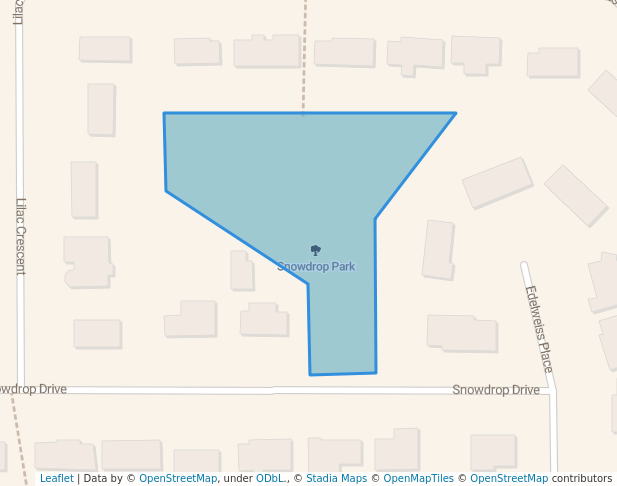 Snowdrop Park in Prince George | Map and Routes