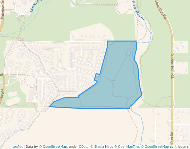 walking in Riverview Park map in Carson City