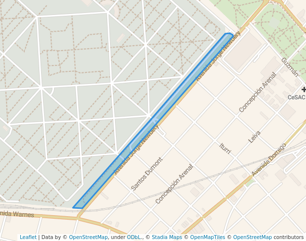 Jardín Paseo de la Chacarita de los Colegiales