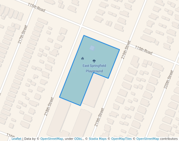 East Springfield Playground in New York | Map and Routes