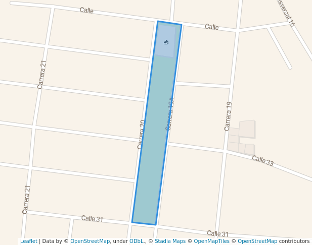 walking in Parque map in Caucasia