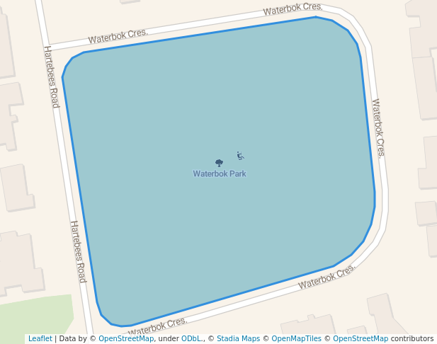 Waterbok Park in Cape Town | Map and Routes