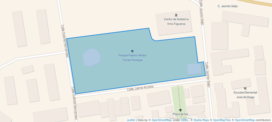 walking in Parque Pasivo Héctor Torres Pantojas map in Vega Alta