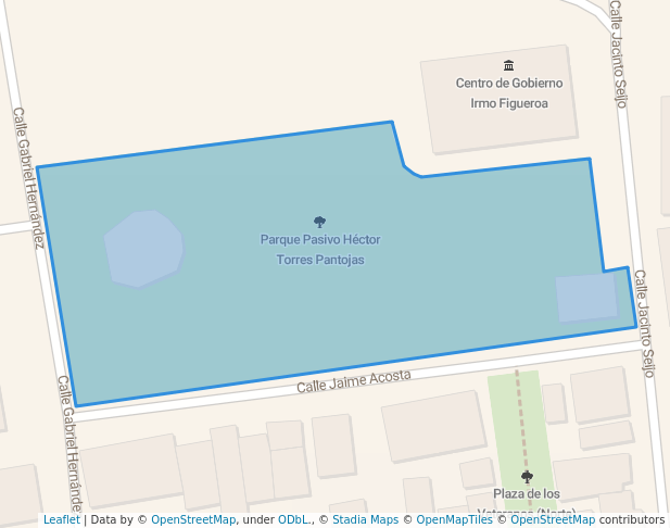 walking in Parque Pasivo Héctor Torres Pantojas map in Vega Alta