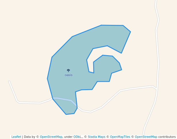 oasis in Umari | Map and Routes