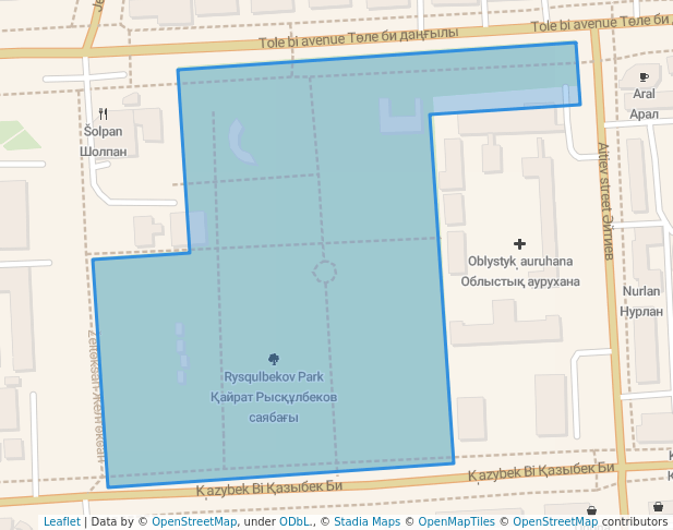 Rysqulbekov Park