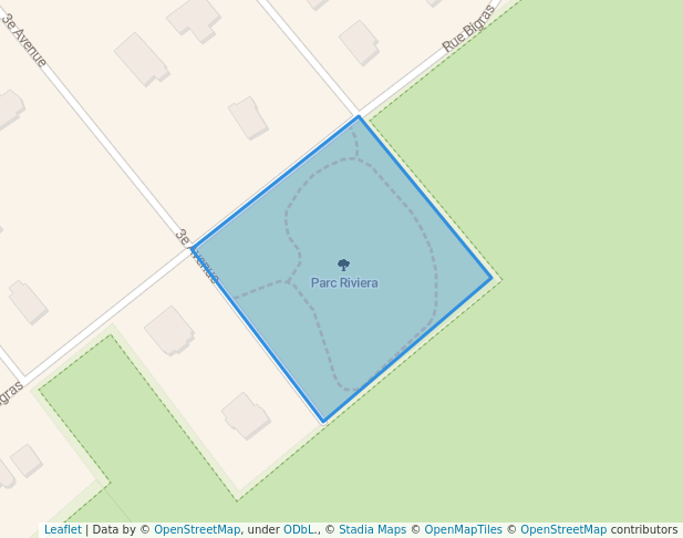 Parc Riviera in Montréal | Map and Routes