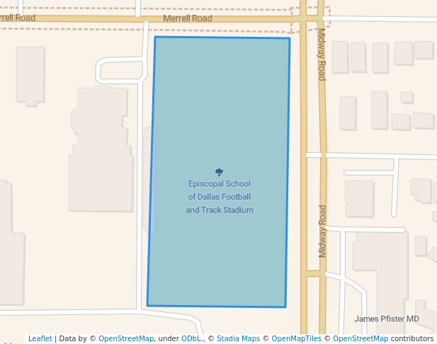 Episcopal School of Dallas Football and Track Stadium