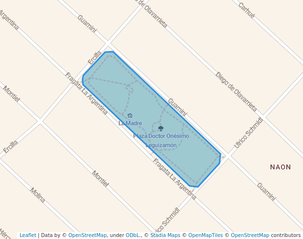 Plaza Doctor Onésimo Leguizamón