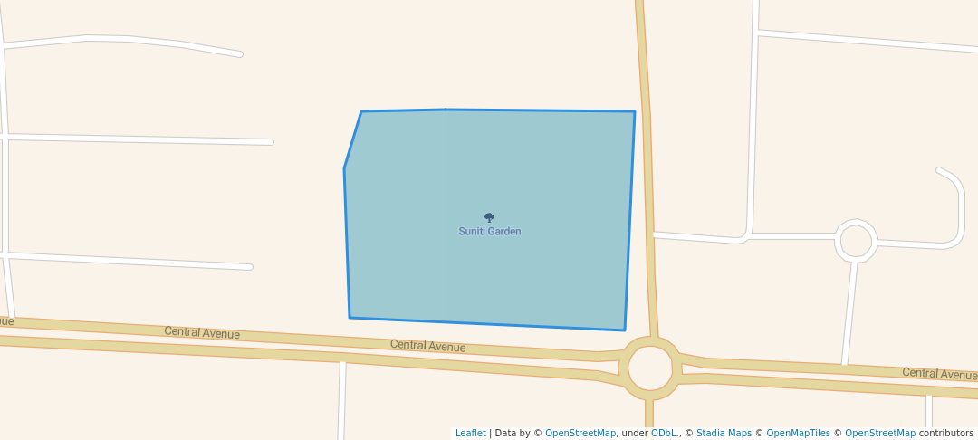 walking in Suniti Garden map in Bhilai