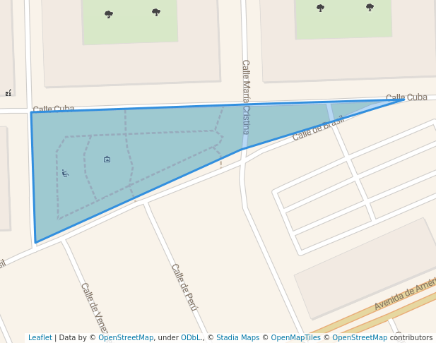 walking in Parque de Extrenadura map in Parla