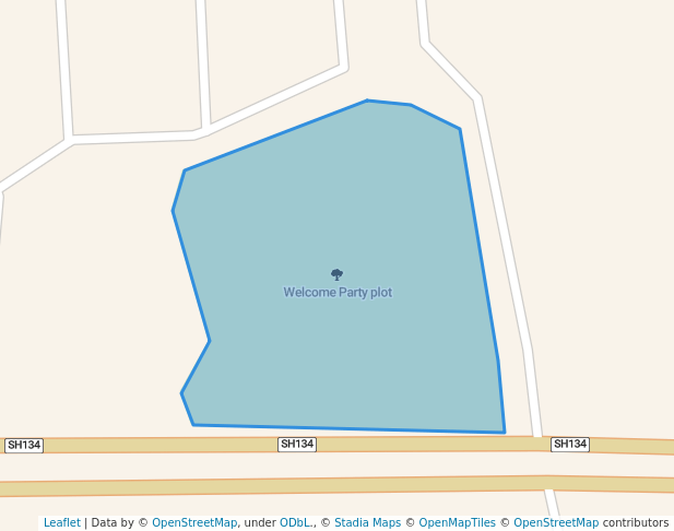 walking in Welcome Party plot map in Mehsana