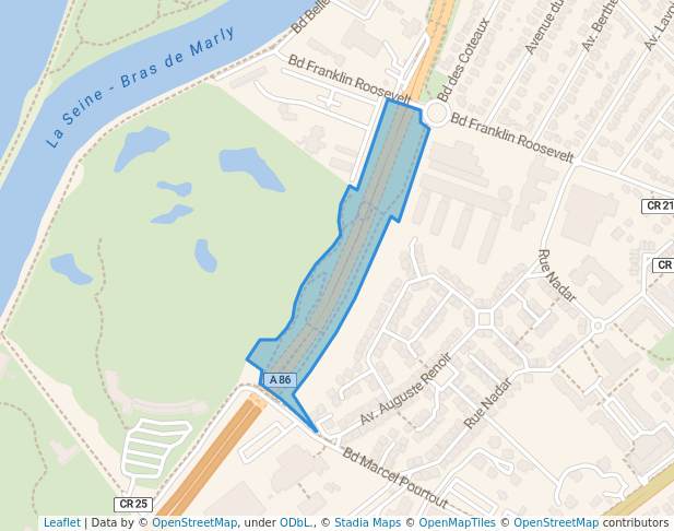 promenade de la couverture de l'autoroute