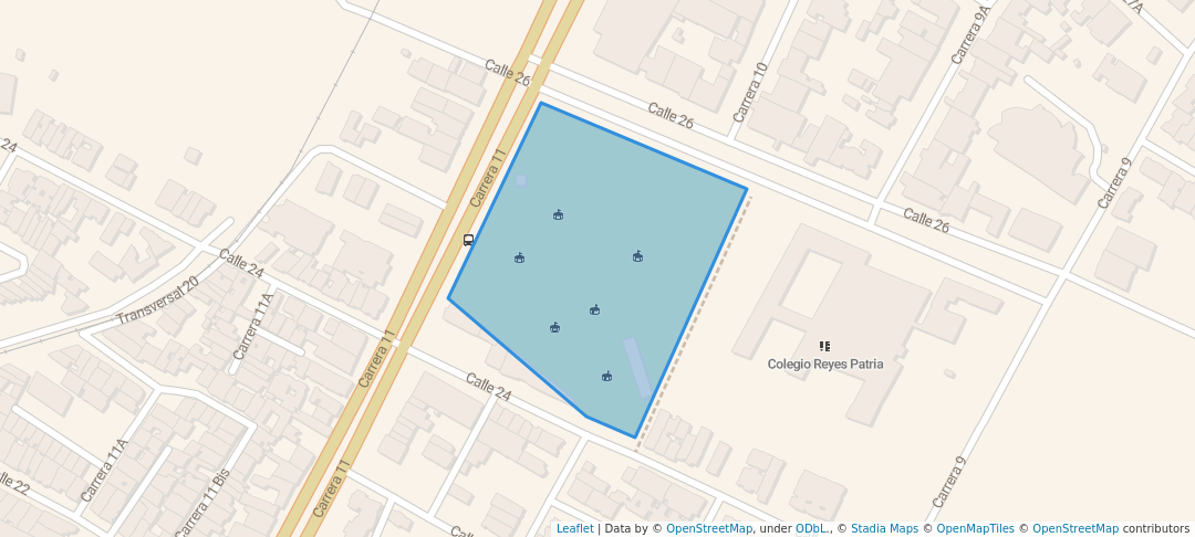 walking in Parque Recreacional del Norte map in Sogamoso